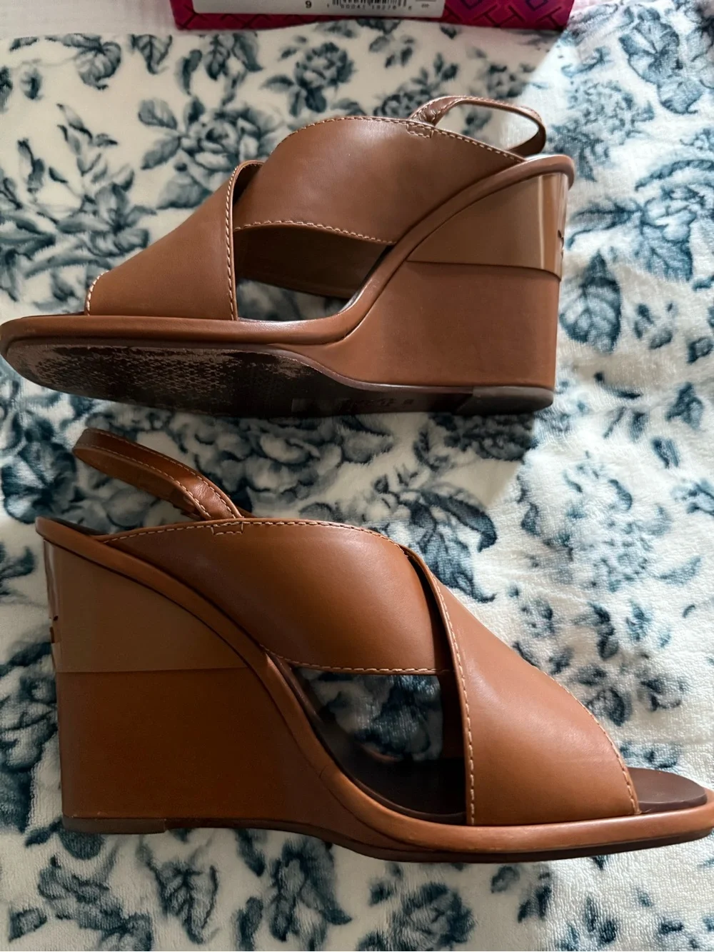 Tory Burch cognac leather
